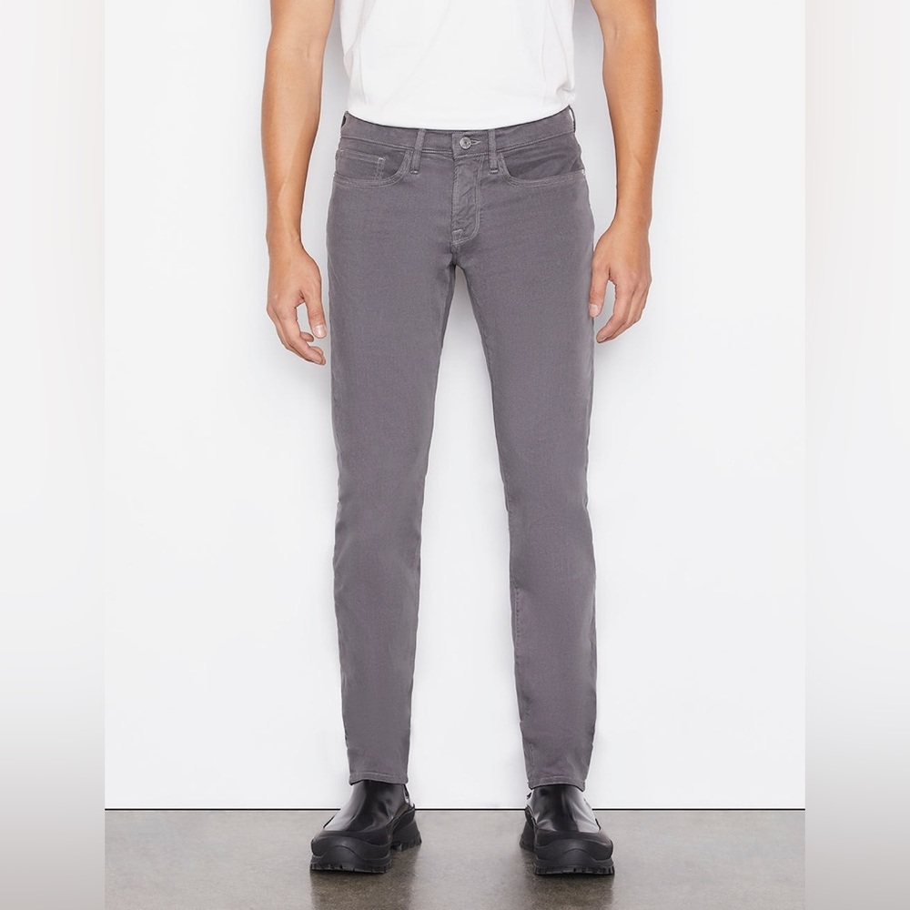 Frame Jeans - L'Homme Slim in Steel Gray, Size 36